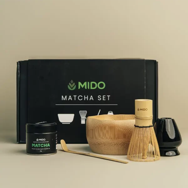 Mido Matcha Tadisjonelt set med 30g ceremonial Matcha