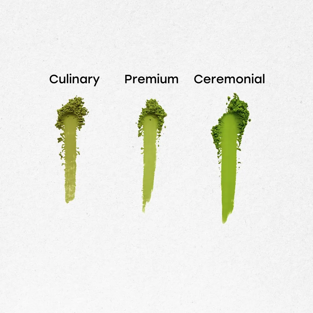 forskjellige typer matcha